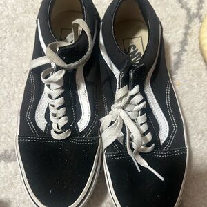 Vans Black and White Shoes